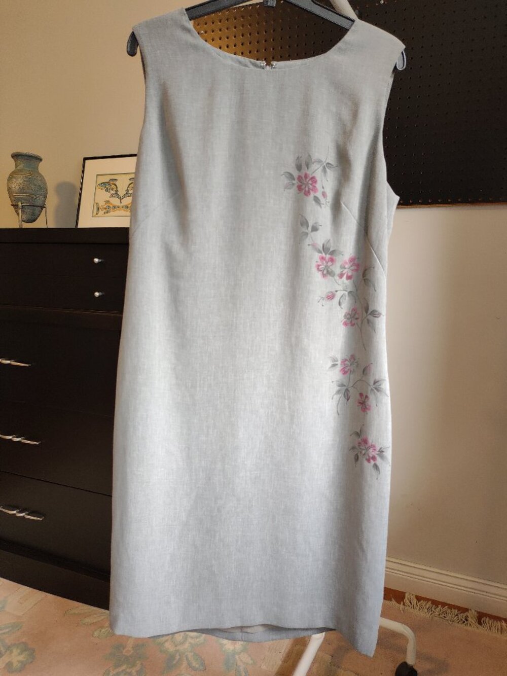 Charter Club dress size 12 vintage new without tag color grey